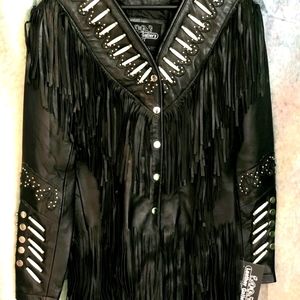 LEATHER GALLERY WOMEN'S Hip Length Indian Western